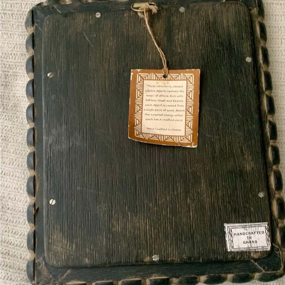 Hand Crafted black wood